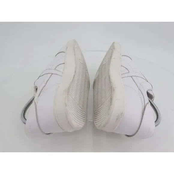 Tory Burch Hank Court Sneakers Womens 11M White Leather Lace Up Shoes - Picture 6 of 14